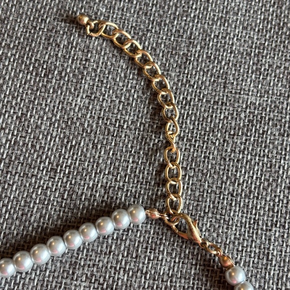 Blue Crystal Gray Pearl Pink Tassel Feminine Dainty Adjustable Length Ne… - Picture 8 of 10